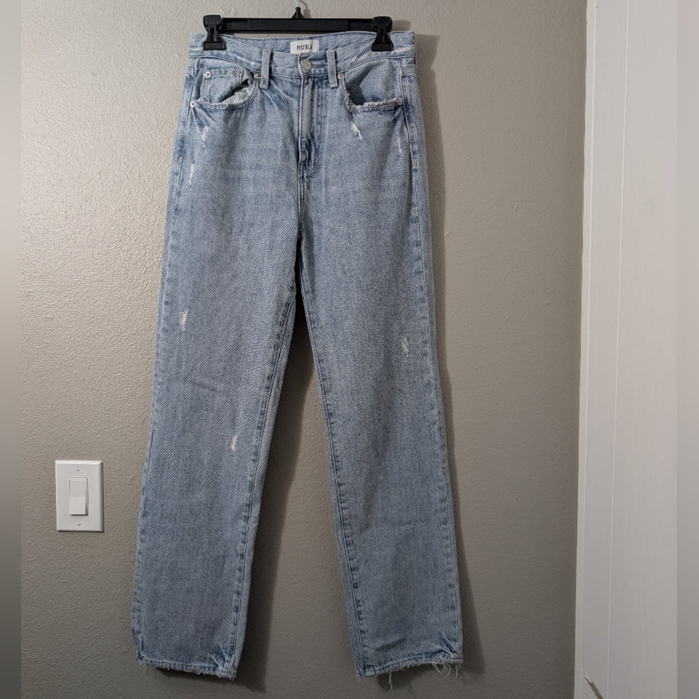 Pistola Straight Leg Jeans Light Blue